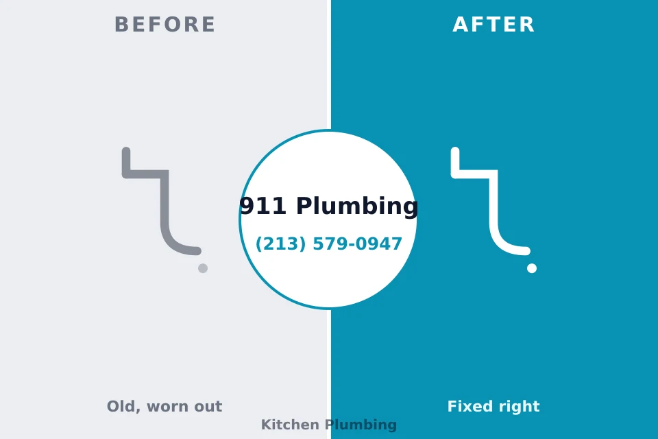 Before and after: plumbing repair Antlers, OK